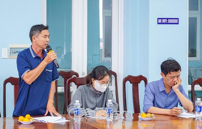  Đại diện đơn vị có nợ đọng cam kết thời gian khắc phục.