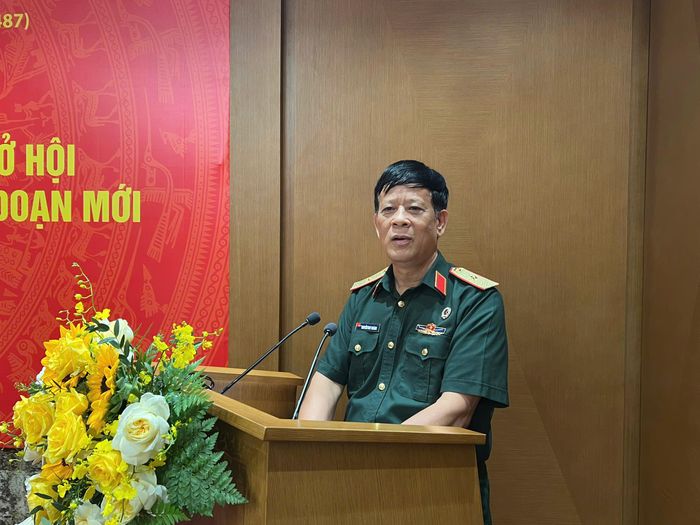 Thiếu tướng Nguyễn Huy Hoàng, Ủy viên Ban Thường vụ Trung ương Hội CCB Việt Nam, Phó Trưởng ban Công tác CCB Trung ương. Ảnh: Thanh Trang