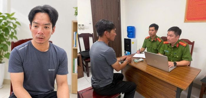 Đối tượng Lê Sỹ Dũng . Ảnh: CA.