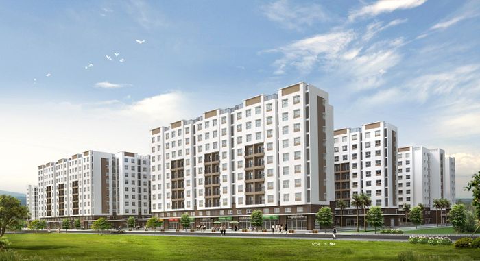 Phối cảnh một dự án khu nhà ở