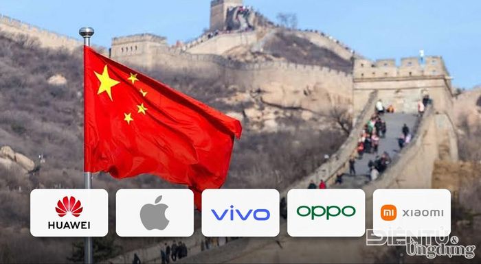 Năm hãng smarphoen lớn nhất thị trường Trung Quốc trong quý III/2026