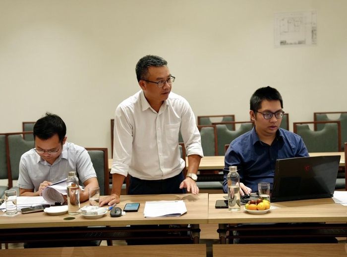 Đại diện Bộ Ngoại giao phát biểu tại cuộc họp - (Ảnh: danchuphapluat.vn).