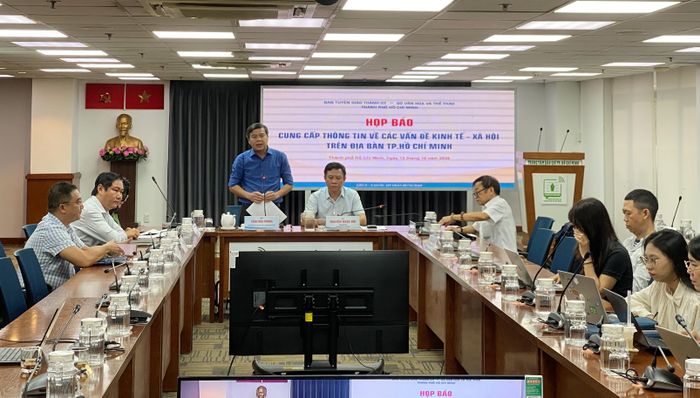 Buổi họp báo diễn ra chiều 15/10 tại TP.HCM. (Ảnh: Đại Việt)