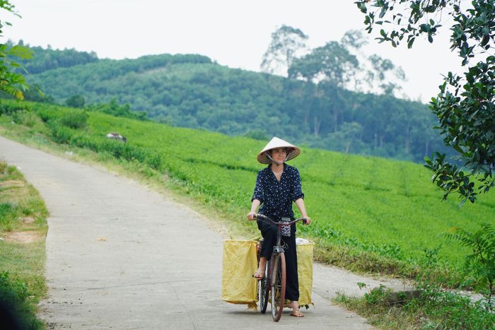 Bộ phim có bối cảnh ở vùng trung du phía Bắc, với những câu chuyện về cuộc sống của những người lao động bình dị. Ảnh: HL