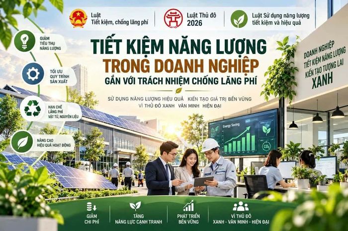 Tiết kiệm năng lượng không chỉ là giải pháp giảm hóa đơn tiền điện mà còn gắn với trách nhiệm sử dụng hiệu quả nguồn lực của doanh nghiệp. Ảnh minh hoạ: Thanh Tuấn