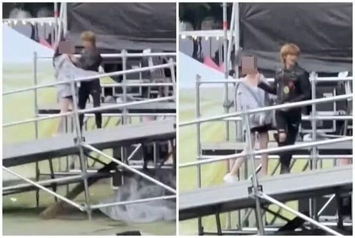 Khoảnh khắc BIG Naughty thơm má bạn gái sau sân khấu viral khắp diễn đàn thảo luận tại Hàn Quốc. Fan chúc mừng anh đã "đứt chuỗi" theo đuổi 10 năm.