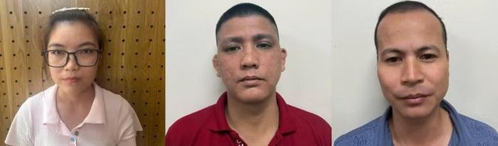  Các đối tượng Nguyễn Thị Hiền, Nguyễn Công Hải và Phạm Thành Đức. 