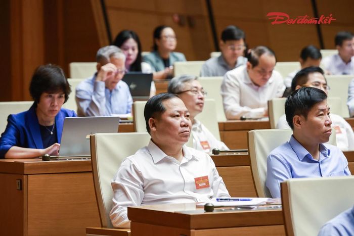 Các đại biểu dự hội nghị tại điểm cầu Trung ương. Ảnh: Quang Vinh