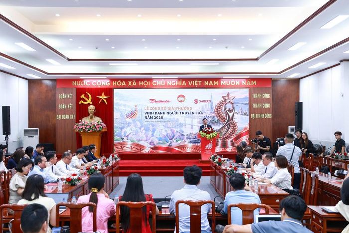 Quang cảnh Lễ công bố Giải thưởng “Vinh danh Người truyền lửa” cấp quốc gia năm 2026 tại Hà Nội. Ảnh: Quang Vinh.