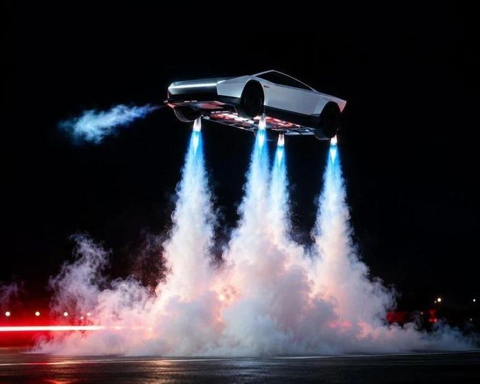 Ông chủ Tesla chưa nói rõ về khả năng được lưu thông trên đường của mẫu xe bay. Ảnh: Tesla. 