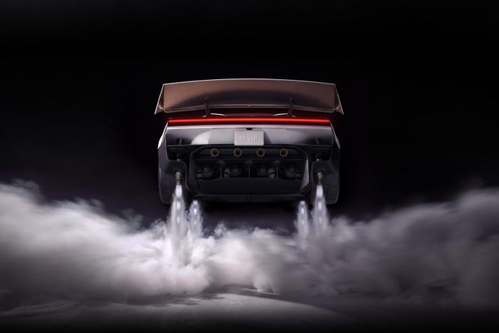  Bản concept của Tesla Roadster Rocket. Ảnh: Tesla. 