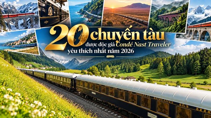 Venice Simplon-Orient-Express (châu Âu) đứng đầu danh sách những chuyến tàu tốt nhất thế giới năm 2026