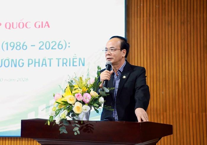 PGS.TS Vũ Văn Nhiêm, Phó Hiệu trưởng Trường ĐH Luật TP.HCM phát biểu