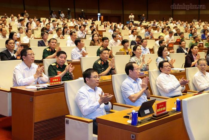 Các đại biểu tham dự Hội nghị tại điểm cầu Hà Nội - Ảnh: chinhphu.vn/Nhật Bắc