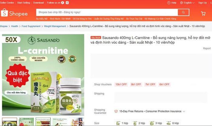 Sản phẩm Sausando Slimming capsule chưa được Cục An toàn thực phẩm cấp phép. (Ảnh: Cục An toàn thực phẩm cung cấp)