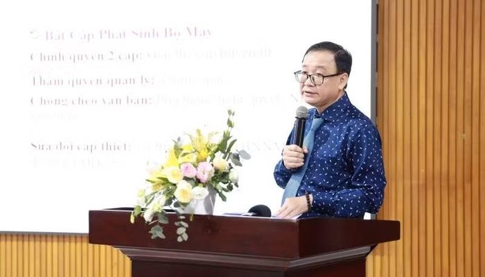 Chuyên gia phát biểu tại sự kiện. (Ảnh: ULAW)