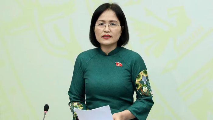 Đại biểu Quốc hội hoạt động chuyên trách tại Ủy ban Pháp luật và Tư pháp Trần Thị Kim Nhung. (Ảnh: DUY LINH)