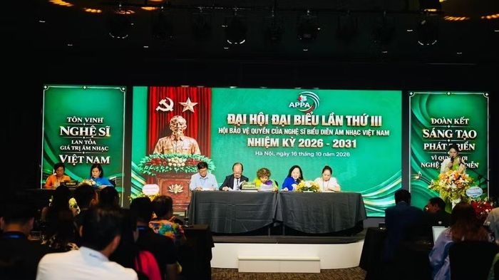 Đại hội lần thứ III đánh dấu bước phát triển mới của Hội Bảo vệ quyền của nghệ sĩ biểu diễn âm nhạc Việt Nam.