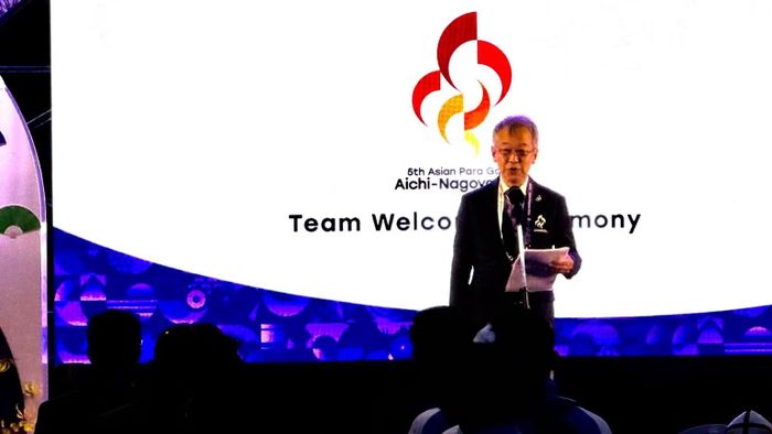 Ông Naoki Matsui, Phó Tổng Thư ký Ban Tổ chức Đại hội Thể thao châu Á Aichi-Nagoya 2026 (AINAGOC). (Ảnh: HOÀI THU)