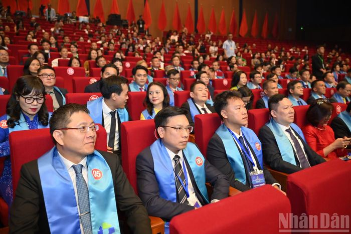 Đại diện các doanh nghiệp được vinh danh tại Lễ công bố sản phẩm đạt Thương hiệu quốc gia Việt Nam lần thứ 10 năm 2026.