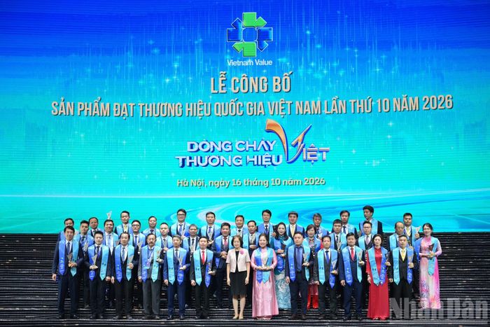 Các doanh nghiệp có sản phẩm đạt Thương hiệu quốc gia Việt Nam lần thứ 10 năm 2026.