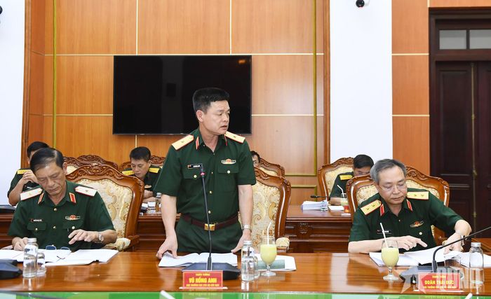  Thiếu tướng Vũ Hồng Anh khẳng định quyết tâm hoàn thành tốt nhiệm vụ được giao trên cương vị mới.