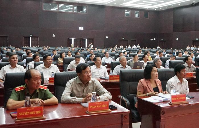 Các đại biểu dự hội nghị tại điểm cầu Đà Nẵng