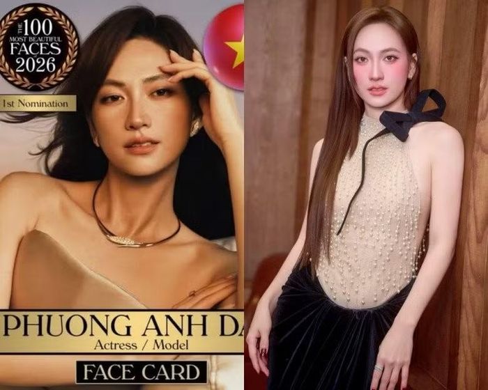 Phương Anh Đào trở thành tâm điểm chú ý khi xuất hiện trong danh sách đề cử Top 100 Gương mặt đẹp nhất thế giới năm 2026 do chuyên trang TC Candler công bố. Đây là lần đầu tiên nữ diễn viên góp mặt trong bảng đề cử này, đánh dấu thêm một cột mốc đáng chú ý trong hành trình hoạt động nghệ thuật. Ảnh: FB Phương Anh Đào