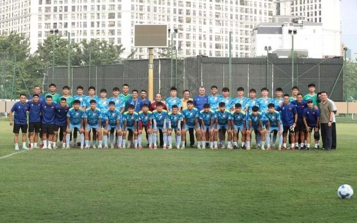 U17 Việt Nam đá một loạt trận giao hữu trước thềm FIFA U17 World Cup 2026. Ảnh: VFF.