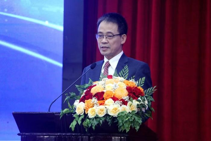 GS.TS Trần Đăng Hòa, Phó Giám đốc Đại học Huế phát biểu.