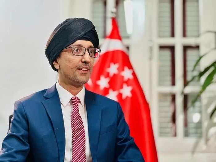 Đại sứ Singapore tại Việt Nam Rajpal Singh. (Ảnh: Anh Đức)