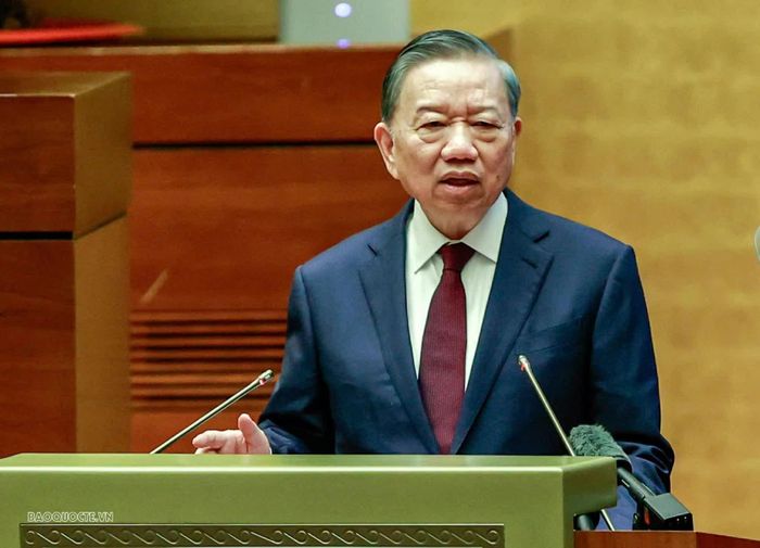 Tổng Bí thư, Chủ tịch nước Tô Lâm phát biểu chỉ đạo tại Hội nghị. (Ảnh: Thành Long)