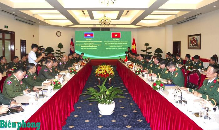Quang cảnh hội đàm. Ảnh: Lê Khoa