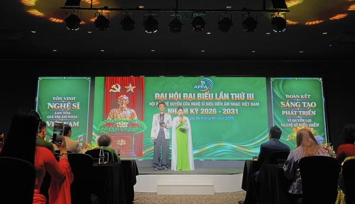 Đại hội đại biểu Nghệ sĩ biểu diễn âm nhạc Việt Nam toàn quốc lần thứ III. Ảnh: Diệu Linh