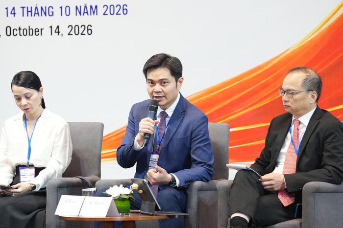 Ông Bryan Ty, Tổng Giám đốc Philip Morris Việt Nam phát biểu tại Hội nghị Thượng đỉnh Kinh doanh Việt Nam – Hoa Kỳ 2026