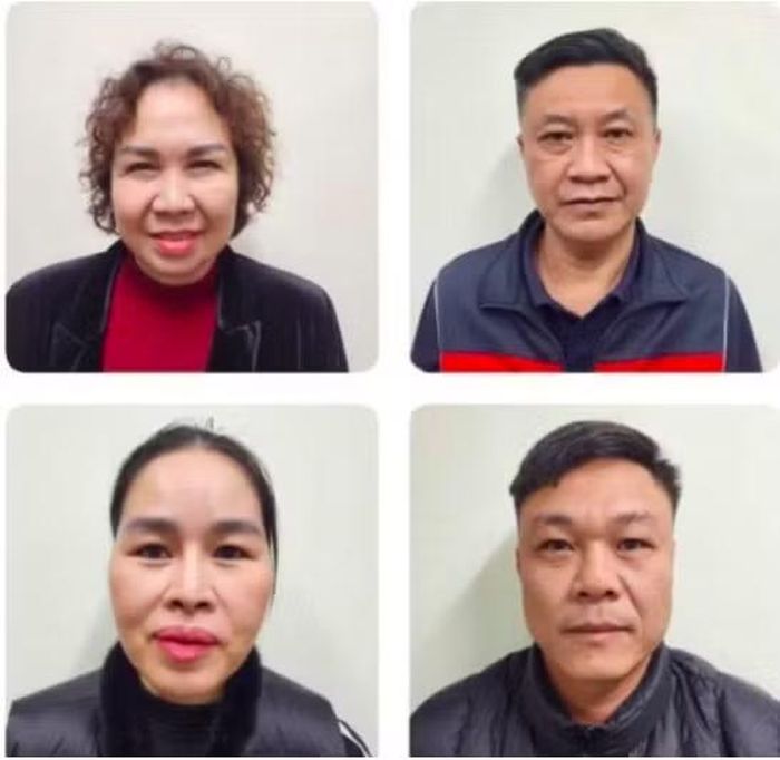Nhóm đồng phạm với bà Chu Thị Thành.