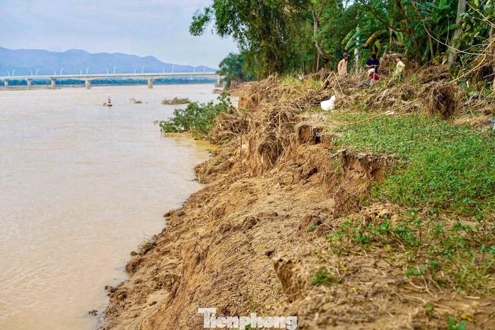 Sạt lở tại thôn Mỹ Hảo trong đợt mưa lũ tháng 11/2025.