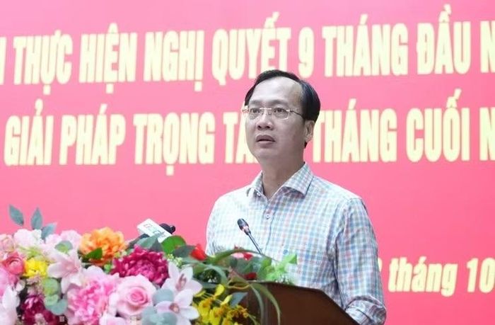 Ông Trần Trí Quang - Chủ tịch UBND tỉnh Vĩnh Long. Ảnh: Phương Thảo