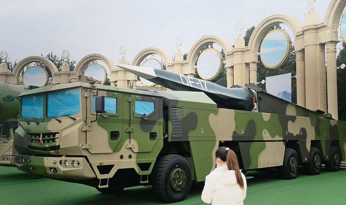 Phương tiện lượn siêu thanh DF-ZF của Trung Quốc được gắn trên tên lửa đạn đạo DF-17. Ảnh: en.wikipedia.org