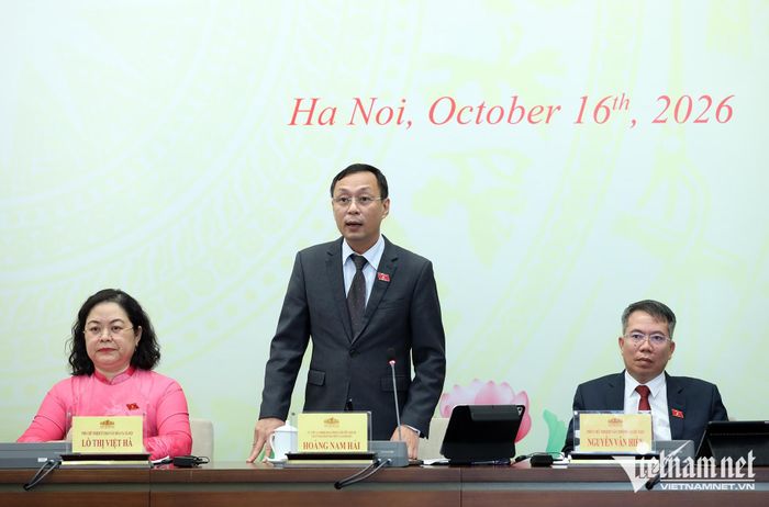 Ông Hoàng Nam Hải tại cuộc họp báo chiều nay