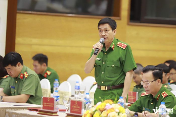 Thiếu tướng Nguyễn Mạnh Hùng – Phó Cục trưởng Cục Cảnh sát quản lý hành chính về trật tự xã hội. Ảnh: Đình Hiếu
