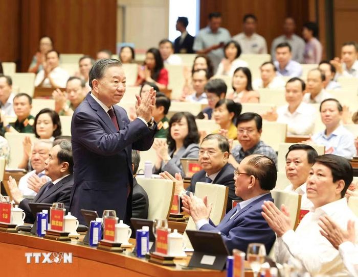 Tổng Bí thư, Chủ tịch nước Tô Lâm dự và chỉ đạo hội nghị. (Ảnh: Phương Hoa/TTXVN)