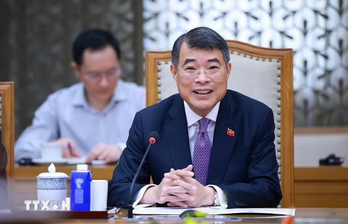 Thủ tướng Lê Minh Hưng tiếp ông Tan Sri Tengku Muhammad Taufik, Chủ tịch kiêm Tổng Giám đốc Tập đoàn Dầu khí Quốc gia Malaysia (PETRONAS). (Ảnh: Dương Giang/TTXVN)