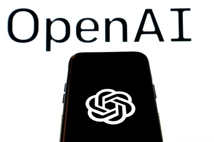 Biểu tượng ChatGPT của Công ty OpenAI tại một văn phòng ở Washington DC. Ảnh: philstar.com/TTXVN