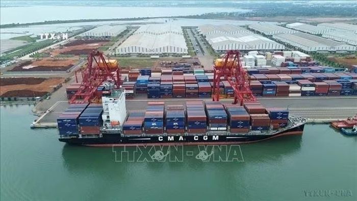 Cảng Quốc tế Chu Lai (Khu kinh tế mở Chu Lai) đang ngày càng khẳng định vị thế là một trong những trung tâm logistics quan trọng của khu vực miền Trung - Tây Nguyên. Ảnh: Quốc Khánh/TTXVN