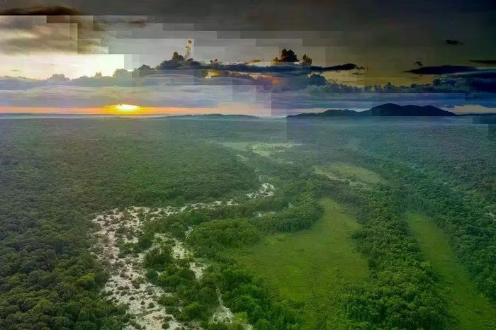 Bình minh Bưng Thị. Ảnh minh họa: heritagevietnamairlines.com