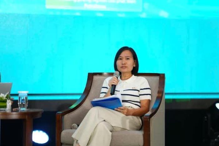 Bà Nguyễn Thị Cẩm Lan - Phó Trưởng ban Nghiên cứu phát triển và Marketing, Tập đoàn Xăng dầu Việt Nam (Petrolimex).