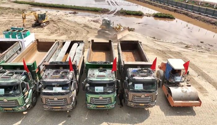Tỉnh Hưng Yên yêu cầu chủ đầu tư Viglacera tiếp tục dồn nguồn lực nhanh chóng hoàn thiện hạ tầng khu công nghiệp trong thời gian nhanh nhất. Ảnh: Thu Hằng/Bnews/vnanet.vn