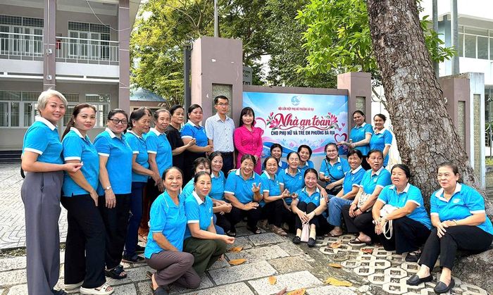 Hội LHPN phường Bà Rịa, TPHCM, ra mắt mô hình “Nhà an toàn cho phụ nữ và trẻ em” tại số 106 đường Điện Biên Phủ, khu phố Lập Thành.