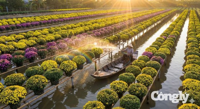 Nhiều hộ gia đình đã có nguồn thu nhập ổn định thoát nghèo nhờ nghề trồng hoa
